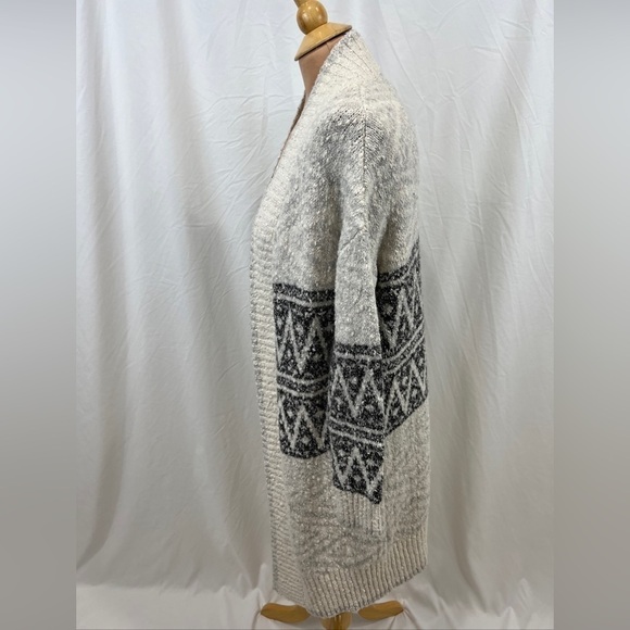 JOIE Aztec Tribal Long Line Cardigan Sweater - Picture 4 of 7